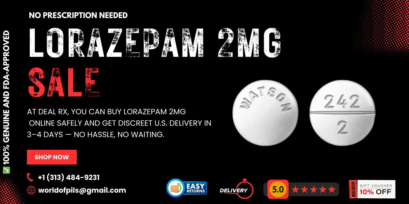 Buy Lorazepam 2mg Online – Fast-Acting Relief for Anxiety, Panic & Insomnia 1 Lorazepam 2mg