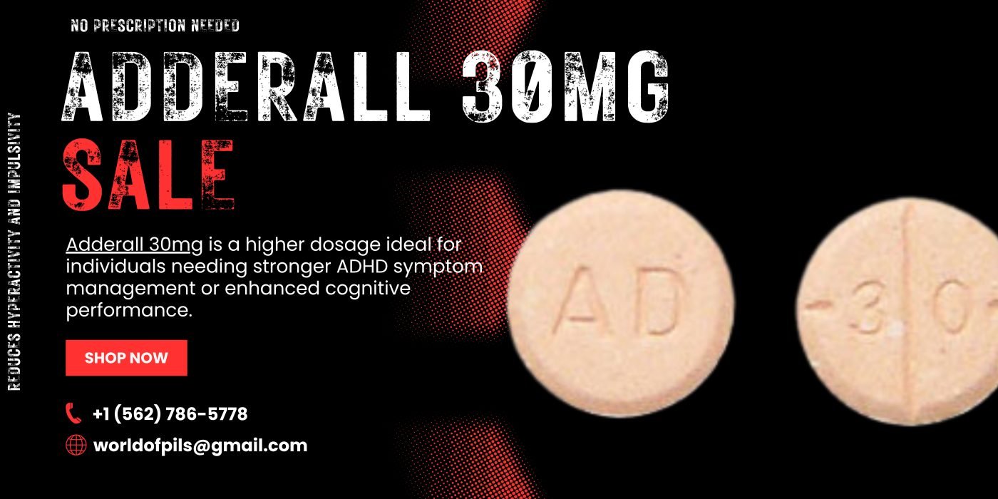Adderall 30mg Online – Boost Focus, Motivation & Productivity 1 Adderall 30mg